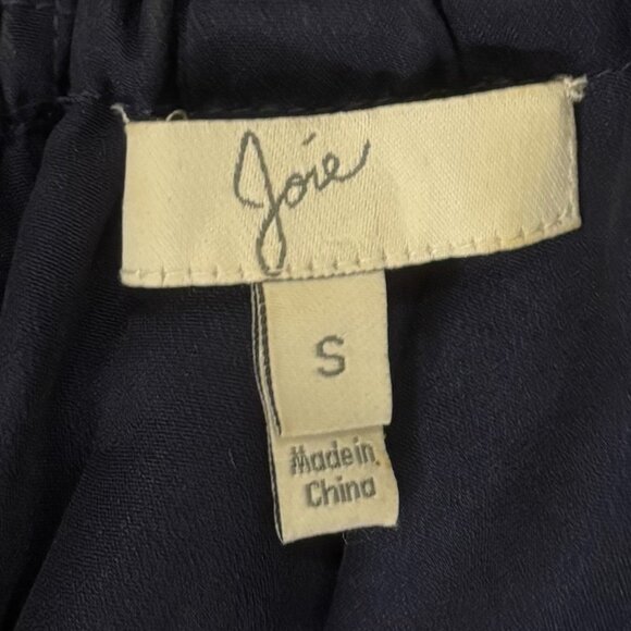 Joie Amaretta Silk Maxi Dress, Blue Pattern, Size Small - Picture 6 of 7